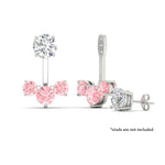 Load image into Gallery viewer, Lab Fancy Colored Round Diamond Tree Earring Jackets