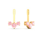 Load image into Gallery viewer, Lab Fancy Colored Round Diamond Tree Earring Jackets