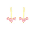 Load image into Gallery viewer, Lab Fancy Colored Round Diamond Tree Earring Jackets