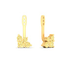 Load image into Gallery viewer, Fancy Color Round Diamond Cluster Earring Jackets for Studs