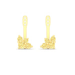 Load image into Gallery viewer, Fancy Color Round Diamond Cluster Earring Jackets for Studs