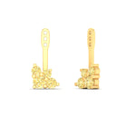 Load image into Gallery viewer, Fancy Color Round Diamond Cluster Earring Jackets for Studs