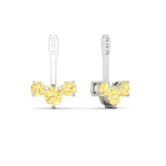 Load image into Gallery viewer, Lab Fancy Colored Round Diamond Tree Earring Jackets