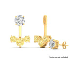 Load image into Gallery viewer, Lab Fancy Colored Round Diamond Tree Earring Jackets
