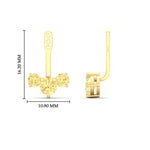 Load image into Gallery viewer, Lab Fancy Colored Round Diamond Tree Earring Jackets