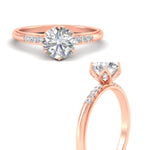 Load image into Gallery viewer, Colored Fancy Lab Scalloped Tulip Round Cut Diamond Ring