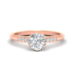 Load image into Gallery viewer, Colored Fancy Lab Scalloped Tulip Round Cut Diamond Ring