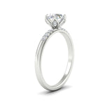 Load image into Gallery viewer, Colored Fancy Lab Scalloped Tulip Round Cut Diamond Ring