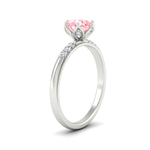 Load image into Gallery viewer, Colored Fancy Lab Scalloped Tulip Round Cut Diamond Ring