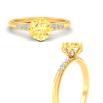 Load image into Gallery viewer, Colored Fancy Lab Scalloped Tulip Round Cut Diamond Ring