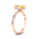 Load image into Gallery viewer, secret-halo-marquise-cut-vivid-yellow-engagement-ring-in-rose-gold-fdenr11513gvyellowangle2-nl-rg.jpg