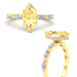 Load image into Gallery viewer, secret-halo-marquise-cut-vivid-yellow-engagement-ring-in-yellow-gold-fdenr11513gvyellowangle3-nl-yg.jpg