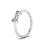 Load image into Gallery viewer, Simple 2 Heart Lab Diamond Promise Ring
