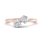 Load image into Gallery viewer, Simple 2 Stone Lab Diamond Ring
