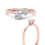 Load image into Gallery viewer, Simple 2 Stone Lab Diamond Ring

