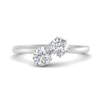 Load image into Gallery viewer, Simple 2 Stone Lab Diamond Ring
