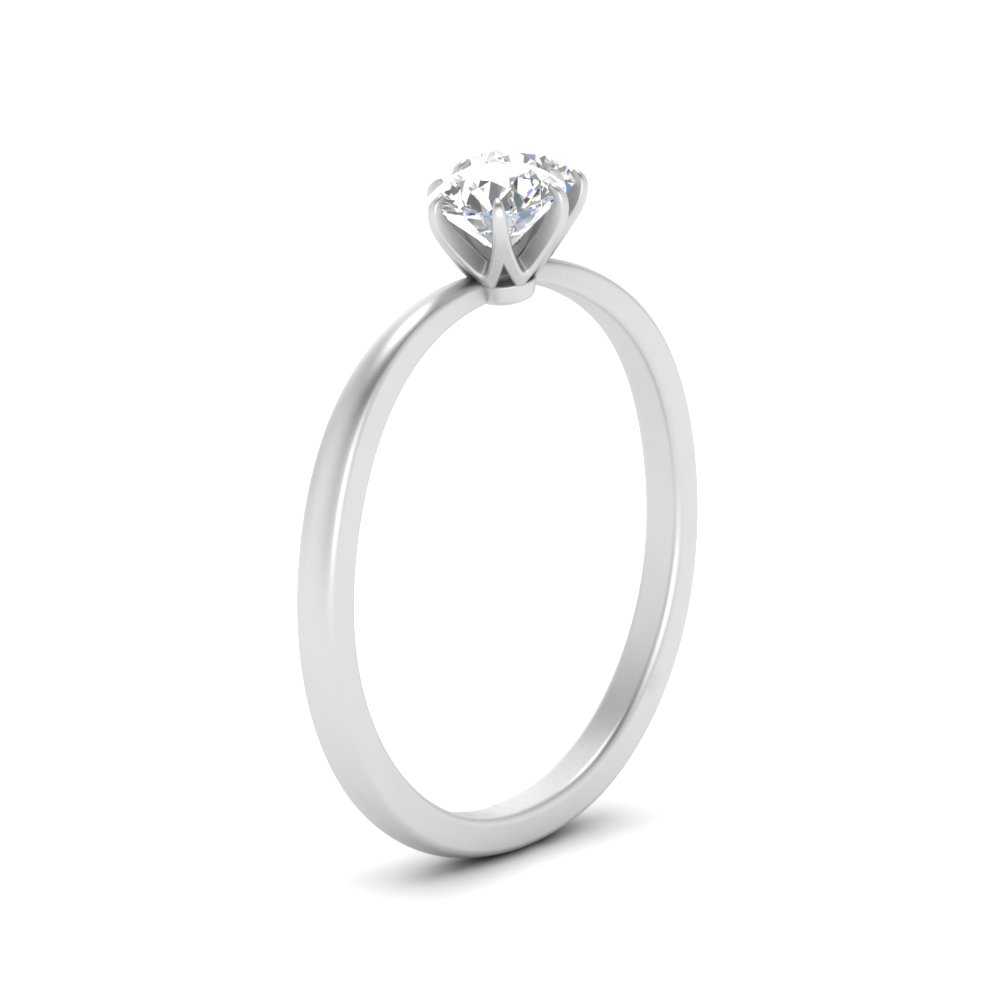 Simple 2 Stone Lab Diamond Ring