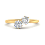 Load image into Gallery viewer, Simple 2 Stone Lab Diamond Ring
