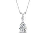 Load image into Gallery viewer, 1.25 Ctw Lab Diamond Simple Drop Pendant 14K Gold
