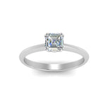 Load image into Gallery viewer, Knife Edge Solitaire Lab Diamond Ring 14K Gold
