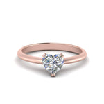 Load image into Gallery viewer, Knife Edge Solitaire Lab Diamond Ring 14K Gold
