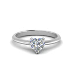 Load image into Gallery viewer, Knife Edge Solitaire Lab Diamond Ring 14K Gold
