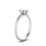 Load image into Gallery viewer, Knife Edge Solitaire Lab Diamond Ring 14K Gold
