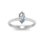 Load image into Gallery viewer, Knife Edge Solitaire Lab Diamond Ring 14K Gold
