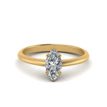Load image into Gallery viewer, Knife Edge Solitaire Lab Diamond Ring
