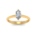 Load image into Gallery viewer, Knife Edge Solitaire Lab Diamond Ring 14K Gold
