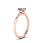 Load image into Gallery viewer, Knife Edge Solitaire Lab Diamond Ring 14K Gold
