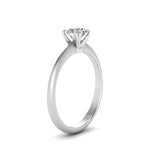 Load image into Gallery viewer, Knife Edge Solitaire Lab Diamond Ring 14K Gold
