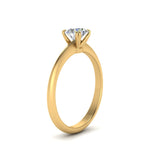 Load image into Gallery viewer, Knife Edge Solitaire Lab Diamond Ring 14K Gold

