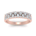 Load image into Gallery viewer, Teardrop Lab Diamond Tapered Band 14K Gold
