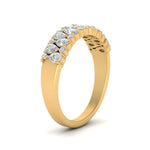 Load image into Gallery viewer, Teardrop Lab Diamond Tapered Band 14K Gold
