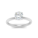 Load image into Gallery viewer, Lab Diamond Thin Band Halo Engagement Ring 14K Gold
