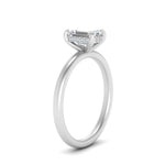 Load image into Gallery viewer, Lab Diamond Under Halo Engagement Ring 14K Gold
