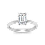 Load image into Gallery viewer, Lab Diamond Under Halo Engagement Ring 14K Gold
