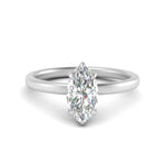 Load image into Gallery viewer, Lab Diamond Under Halo Engagement Ring 14K Gold
