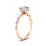 Load image into Gallery viewer, Colored Fancy Lab Tulip Round Cut Diamond Ring