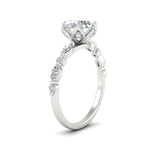 Load image into Gallery viewer, Colored Fancy Lab Tulip Round Cut Diamond Ring