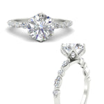 Load image into Gallery viewer, Colored Fancy Lab Tulip Round Cut Diamond Ring