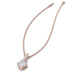 Load image into Gallery viewer, Lab Diamond Twisted Pendant For Women 14K Gold
