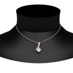 Load image into Gallery viewer, Lab Diamond Twisted Pendant For Women 14K Gold
