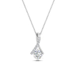Load image into Gallery viewer, Rount Cut Lab Diamond Twisted Pendant For Women 14K Gold

