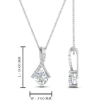 Load image into Gallery viewer, Lab Diamond Twisted Pendant For Women 14K Gold
