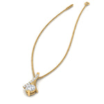 Load image into Gallery viewer, Lab Diamond Twisted Pendant For Women 14K Gold
