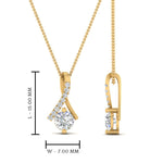 Load image into Gallery viewer, Lab Diamond Twisted Pendant For Women 14K Gold
