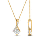 Load image into Gallery viewer, Lab Diamond Twisted Pendant For Women 14K Gold
