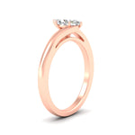 Load image into Gallery viewer, Twisted Shank Fancy Color Lab Marquise Cut Solitaire Ring